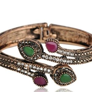 Turkish Emerald Topaz Bracelet bangle
